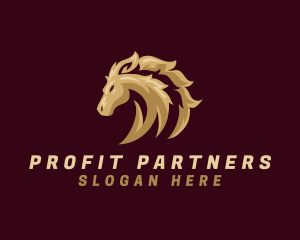 Equestrian Horse Animal logo design