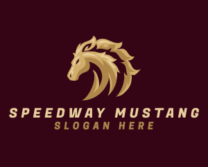 Mustang - Equestrian Horse Animal logo design