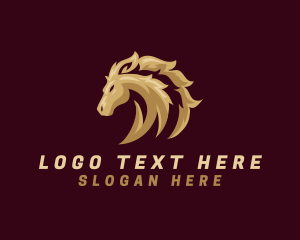 Streamer - Equestrian Horse Animal logo design