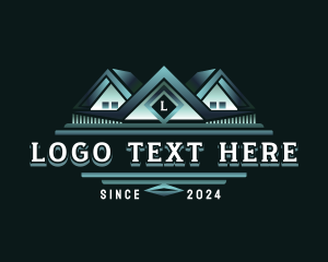 Lease - House Roofing Contractor logo design