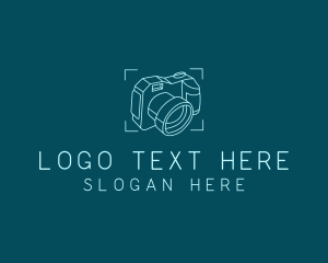 Vlogger - Photography Camera Focus logo design
