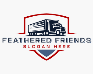 Delivery  Logistics Truck Logo