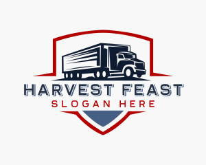 Delivery  Logistics Truck Logo