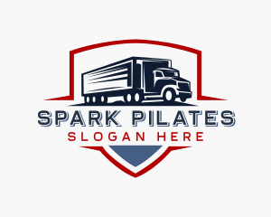 Roadie - Delivery  Logistics Truck logo design