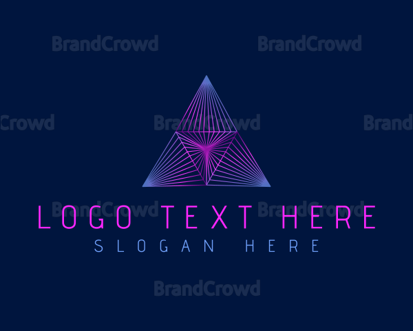 Pyramid Creative Triangle Logo