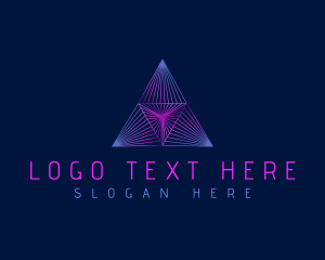Gaming - Pyramid Creative Triangle logo design