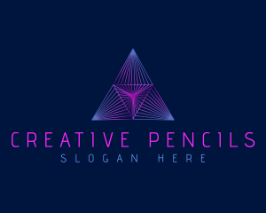 Pyramid Creative Triangle logo design