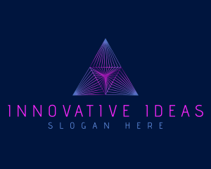 Creative - Pyramid Creative Triangle logo design