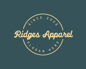 Retro Apparel Business logo design