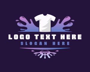 Laundromat - Shirt Clothing Garment logo design