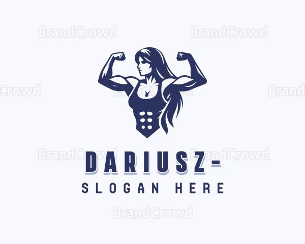 Strong Woman Gym Logo