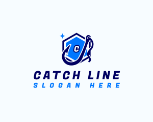 Hook - Fishing Hook Marine logo design