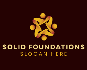 Social - Team Humanitarian Foundation logo design