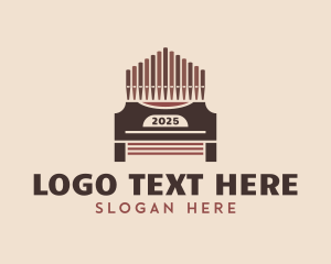 Classical - Pipe Organ Piano logo design
