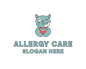 Cat Pet Care Vet logo design