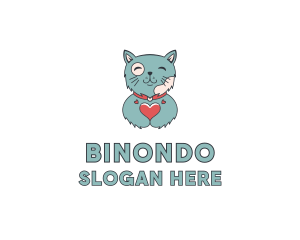 Siamese - Cat Pet Care Vet logo design