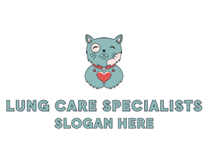 Cat Pet Care Vet logo design