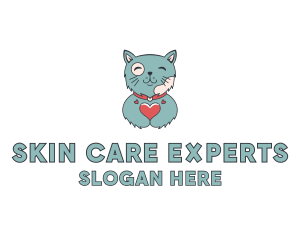 Cat Pet Care Vet logo design