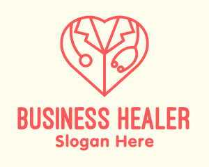 Doctor - Cardiologist Heart Doctor logo design