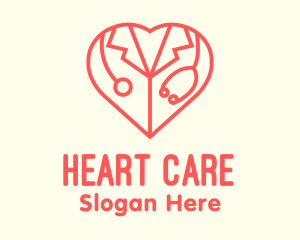 Cardiology - Cardiologist Heart Doctor logo design