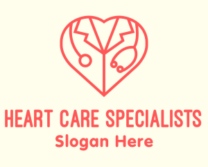 Cardiologist - Cardiologist Heart Doctor logo design