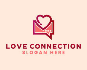 Dating - Dating Message Chat logo design