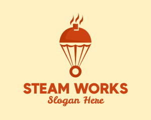 Steam - Cupcake Parachute Bakery logo design