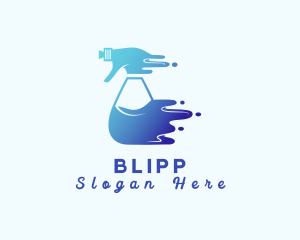 Housekeeper - Water Cleaning Sanitation logo design