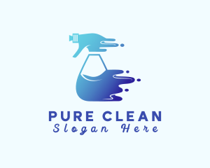 Water Cleaning Sanitation logo design