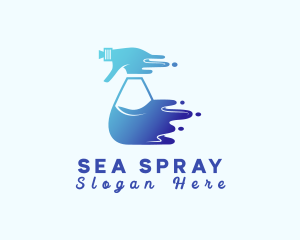 Water Cleaning Sanitation logo design