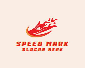 Fire Shoe Race logo design