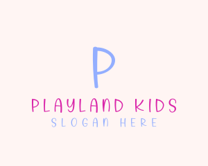 Playful Childish Daycare logo design