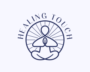 Reiki Meditation Yoga logo design