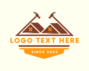 Badge - Renovation Hammer Tool logo design