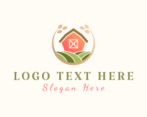 Leaf - Natural Farm House logo design