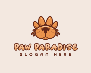 Animal Dog Paw logo design