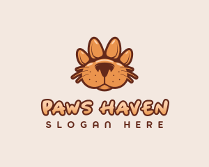 Animal Dog Paw logo design