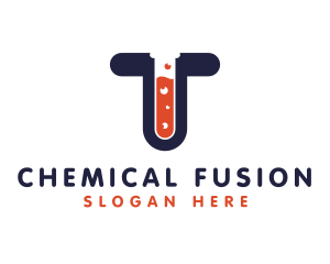 Chemistry - Blue T Lab logo design