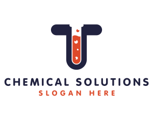 Chemical - Blue T Lab logo design