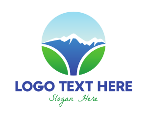 Travel - Mount Everest Nature logo design