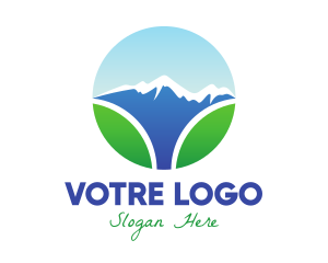 Winter - Mount Everest Nature logo design