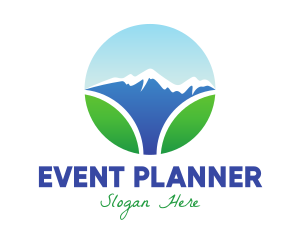 Hill - Mount Everest Nature logo design