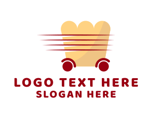 Cart - Express Food Delivery logo design