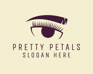 Pretty Eyelash Makeup logo design