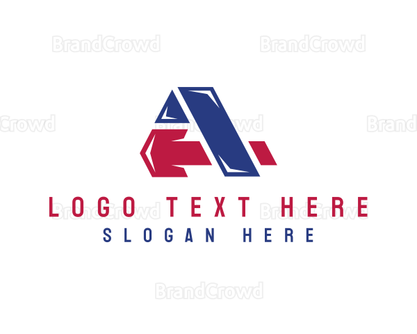 Studio Arrow Letter A Logo