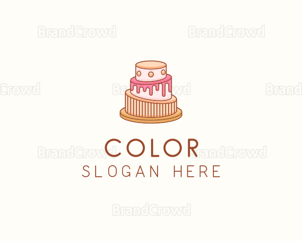 Sweet Cake Pastry Logo