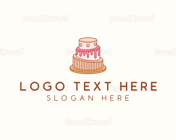 Sweet Cake Pastry Logo