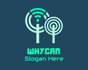 Wifi Technology Tree Logo