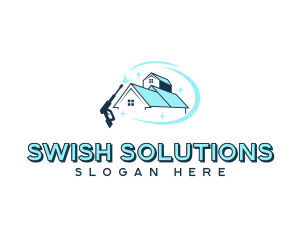 Swish - Pressure Washer Home Cleaner logo design