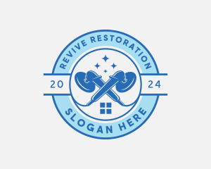 Restoration - Buffing Polisher Restoration logo design